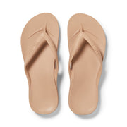 Archies Arch Support Flip Flops Classic Tan