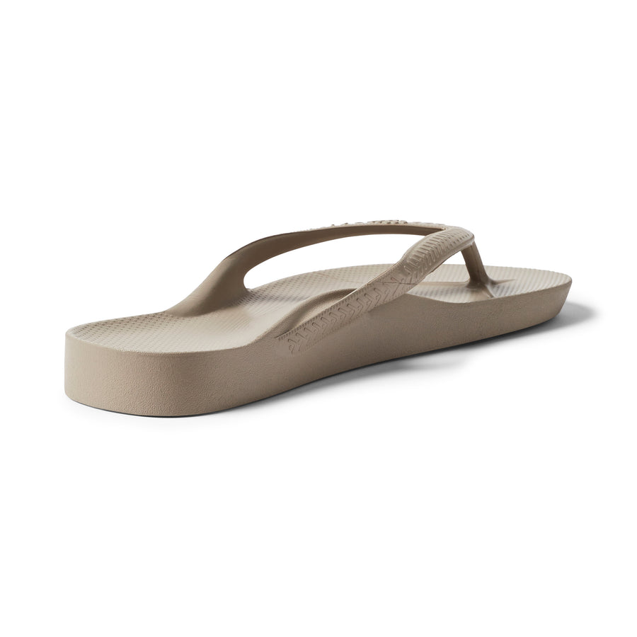 Archies Arch Support Flip Flops Classic Taupe