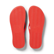 Archies Arch Support Flip Flops Classic Coral