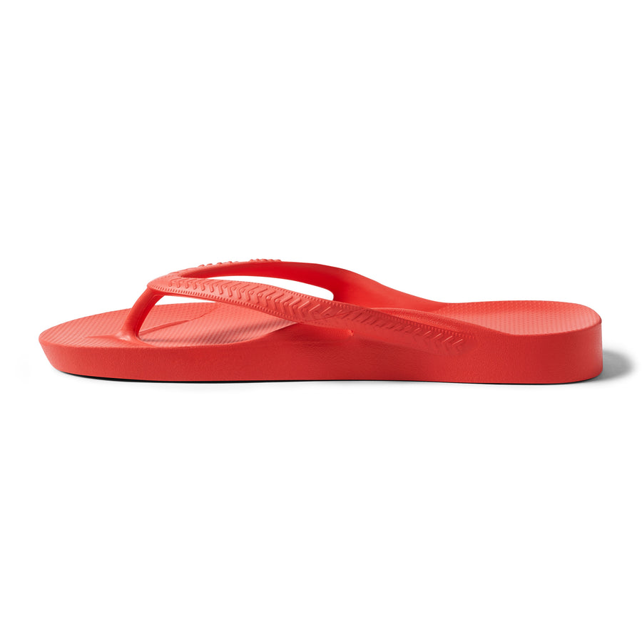 Archies Arch Support Flip Flops Classic Coral