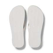 Archies Arch Support Flip Flops Classic White