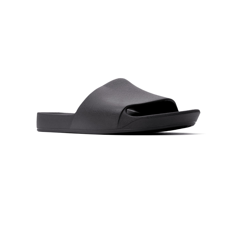 Archies Arch Support Slides Classic Black