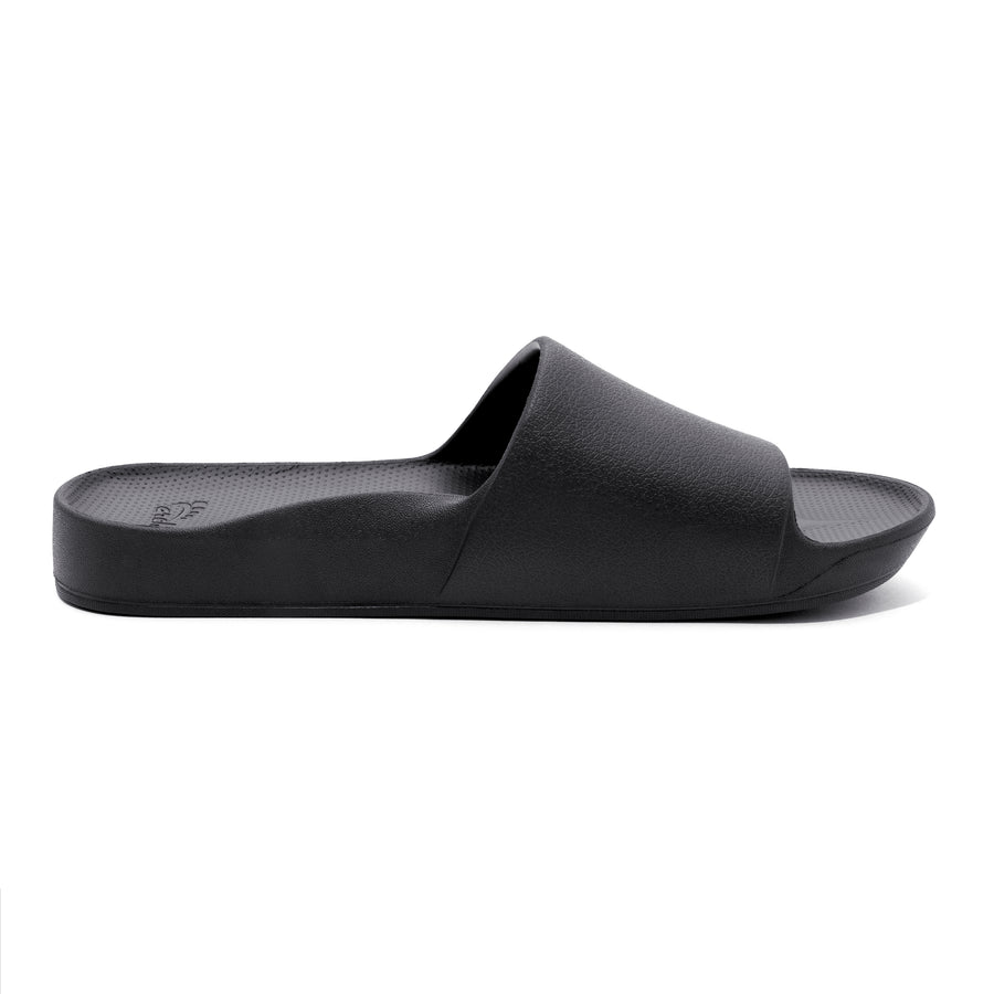 Archies Arch Support Slides Classic Black