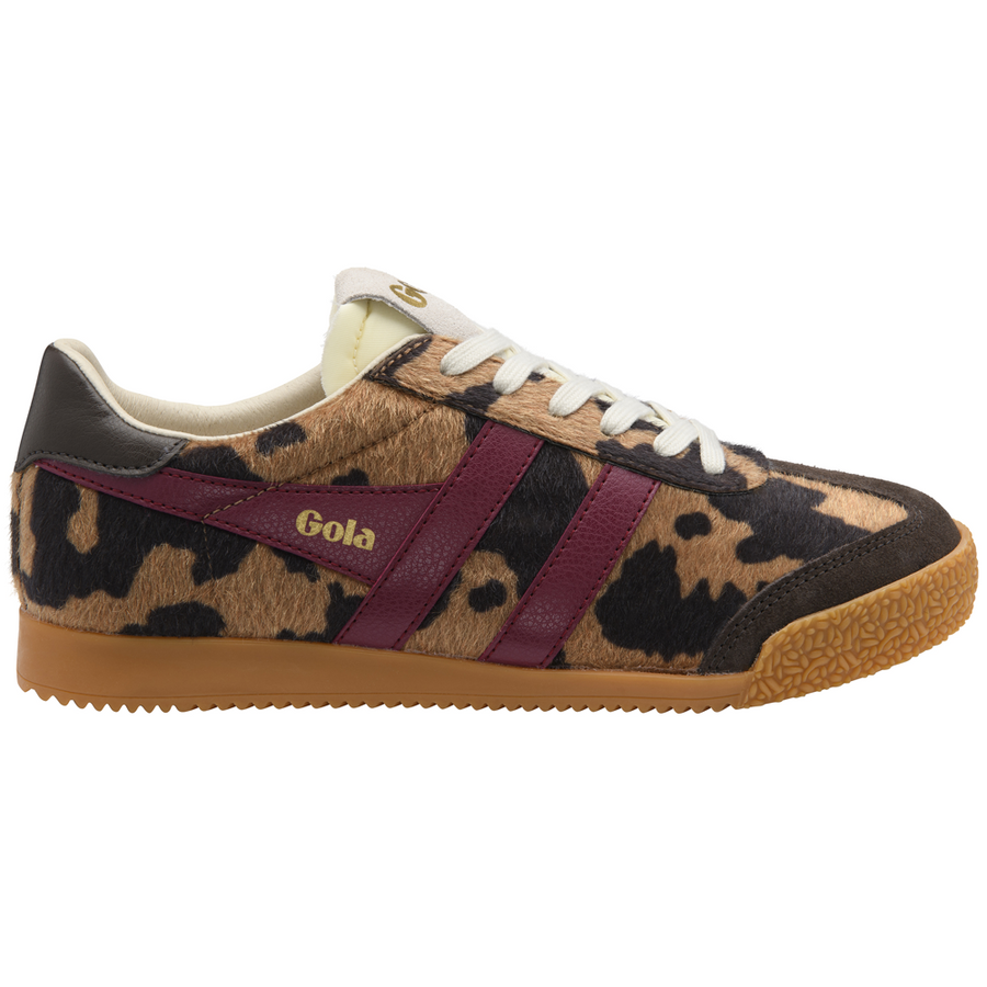 Gola Women's Elan Savanna Trainer Tan Cow/Cerise/Mocha