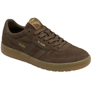 Gola Women's Hawk Suede 86 Trainer Otter/Gum