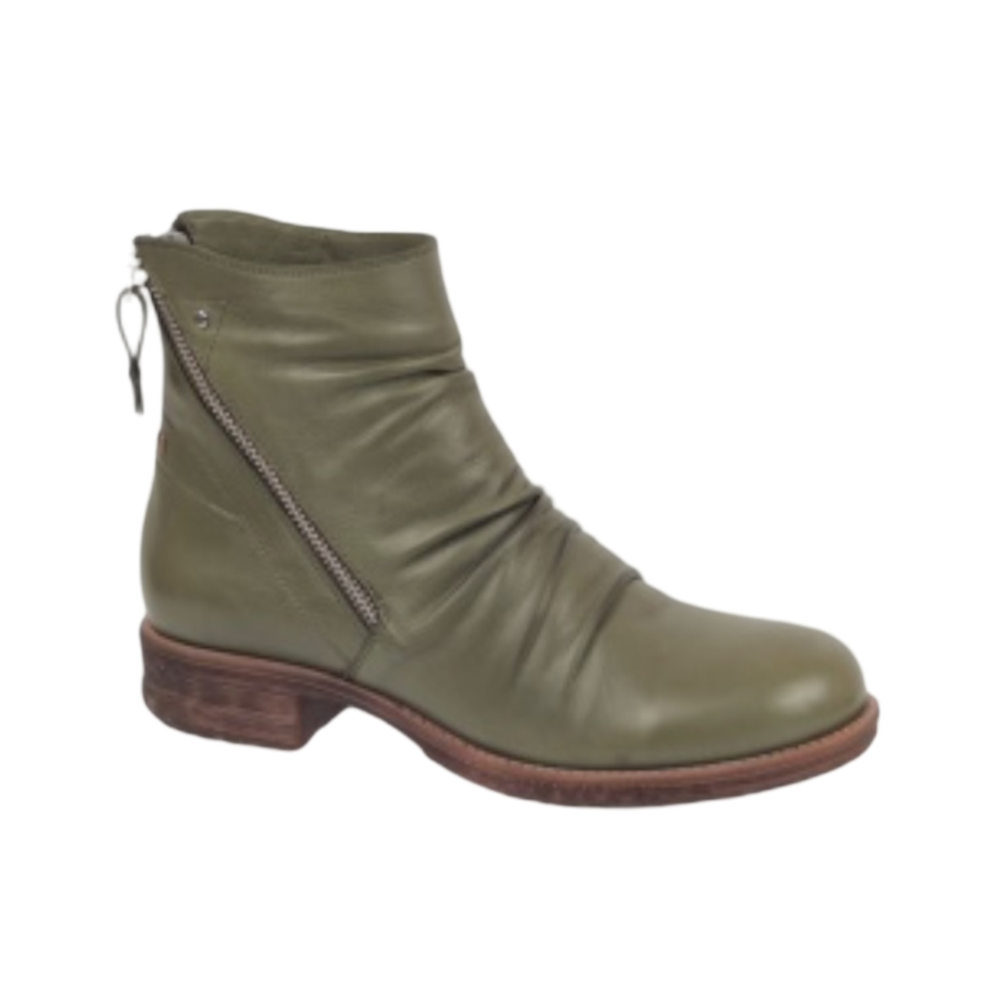Modella Lagos Leather Boots Olive