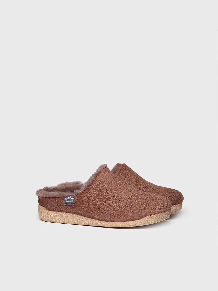 Toni Pons Mosul-BD Brown Slippers