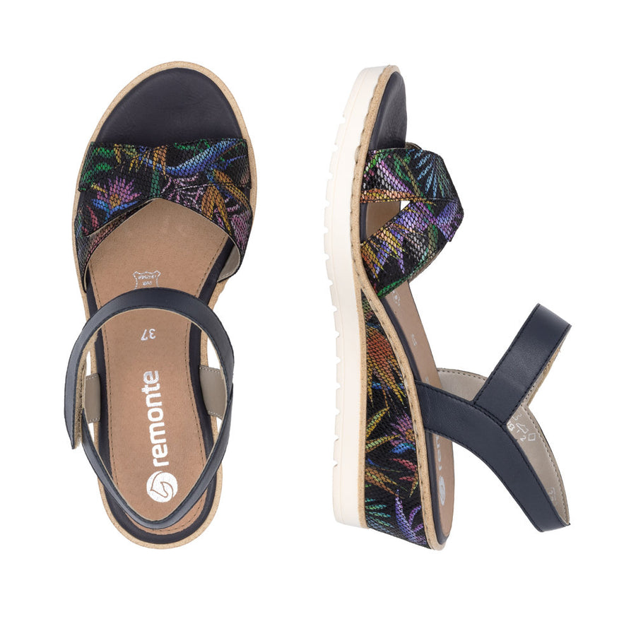 Remonte R6252-15 Blue Floral