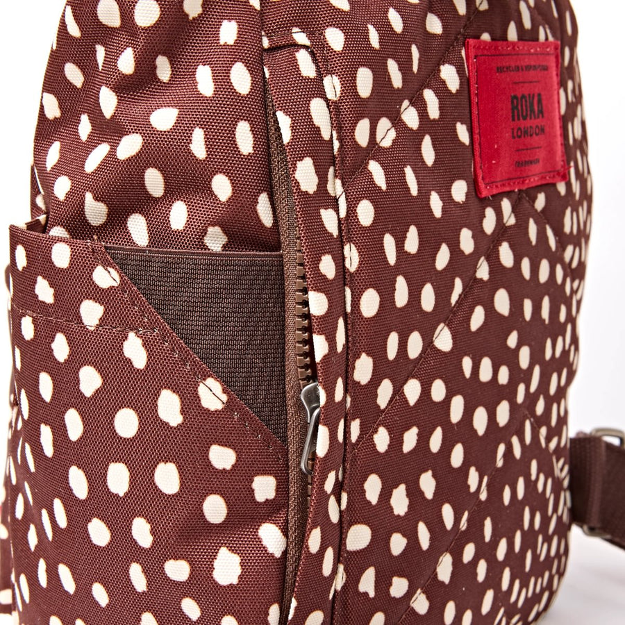 ROKA Canfield B Brown Dot Sustainable Nylon