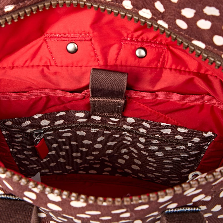 ROKA Canfield B Brown Dot Sustainable Nylon