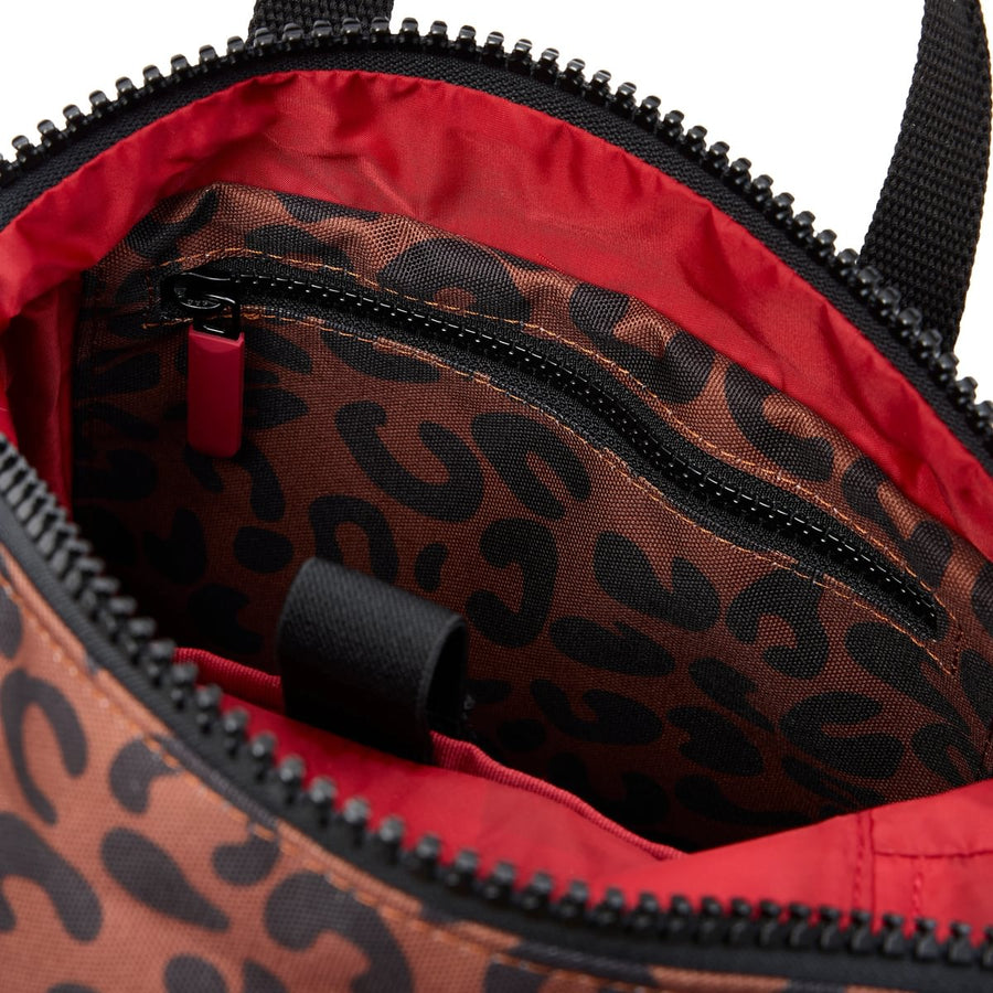 ROKA Canfield B Leopard Print Recycled Canvas