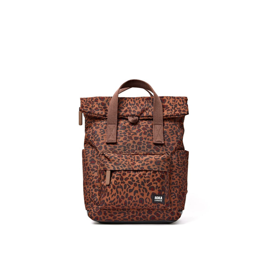 ROKA Canfield Mini Leopard Print Recycled Canvas