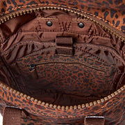 ROKA Canfield Mini Leopard Print Recycled Canvas