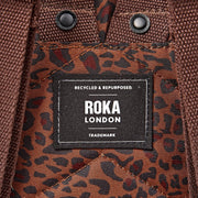 ROKA Canfield Mini Leopard Print Recycled Canvas