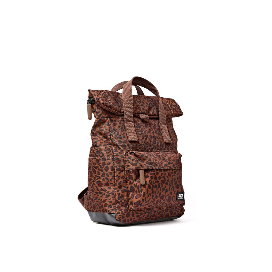 ROKA Canfield Mini Leopard Print Recycled Canvas