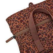 ROKA Canfield Mini Leopard Print Recycled Canvas