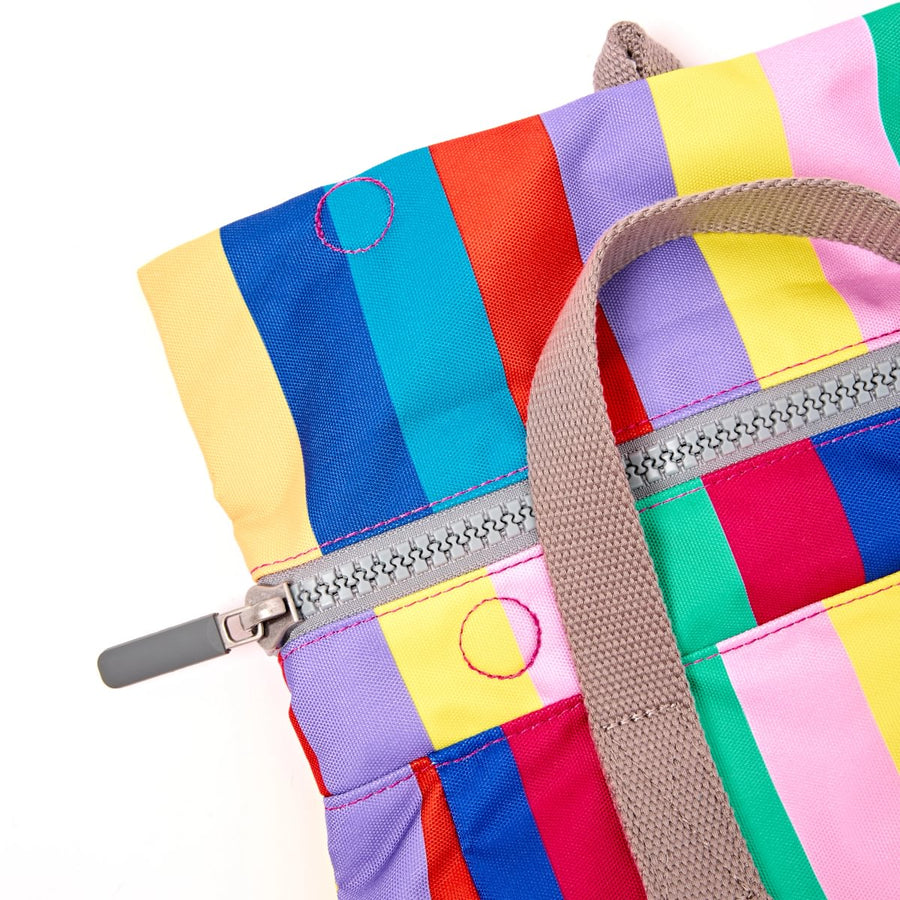ROKA Canfield B Wide Multi Stripe Sustainable Canvas