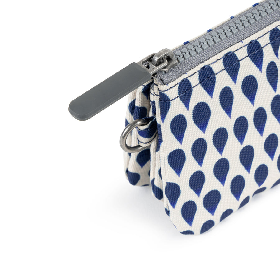 ROKA Carnaby Wallet Denim Rain Sustainable Canvas