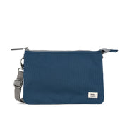 ROKA Carnaby Crossbody XL Deep Blue Recycled Canvas