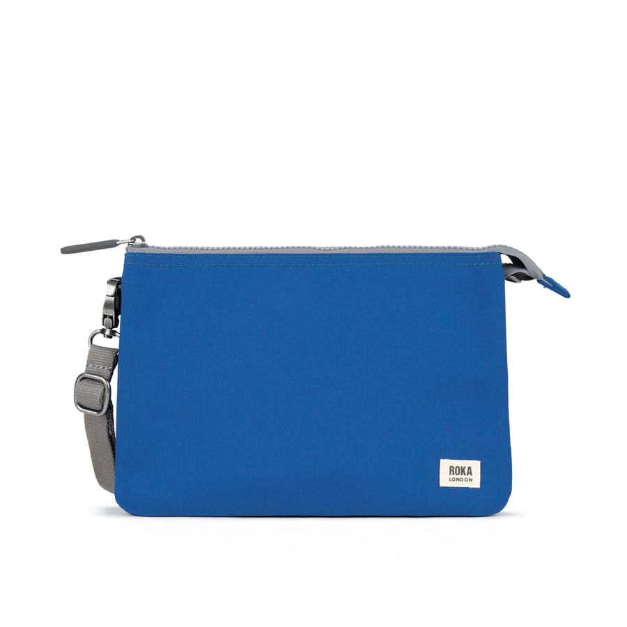 ROKA Carnaby Crossbody XL Galatic Blue Recycled Canvas
