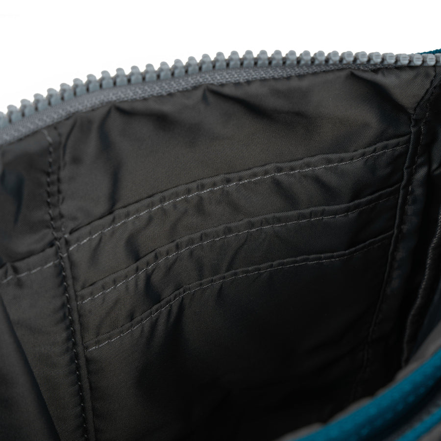 ROKA Carnaby Crossbody XL Sapphire Recycled Canvas