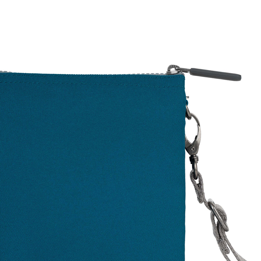 ROKA Carnaby Crossbody XL Sapphire Recycled Canvas