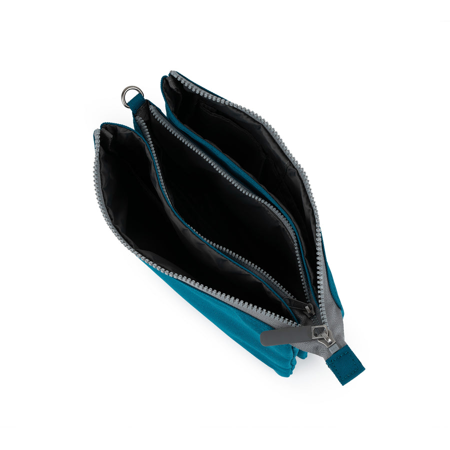ROKA Carnaby Crossbody XL Sapphire Recycled Canvas