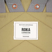 ROKA Finchley A Khaki Sustainable Canvas