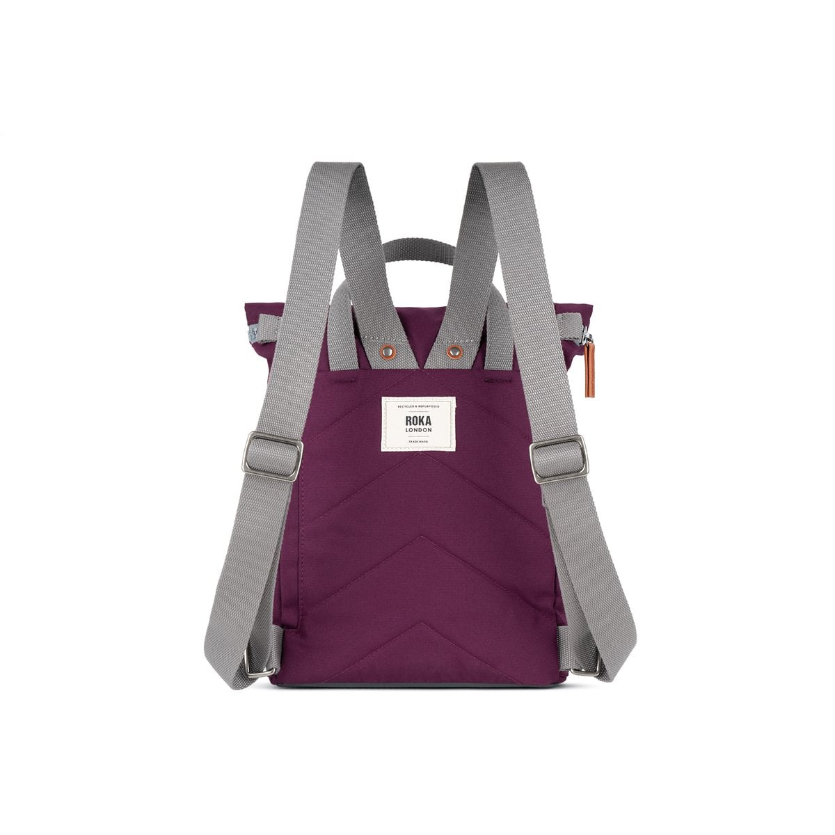 ROKA Finchley A Cherry Lacquer Recycled Canvas