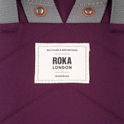 ROKA Finchley A Cherry Lacquer Recycled Canvas