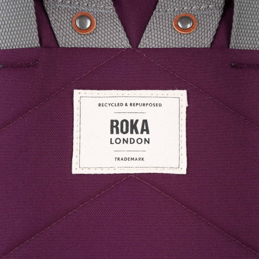 ROKA Finchley A Cherry Lacquer Recycled Canvas