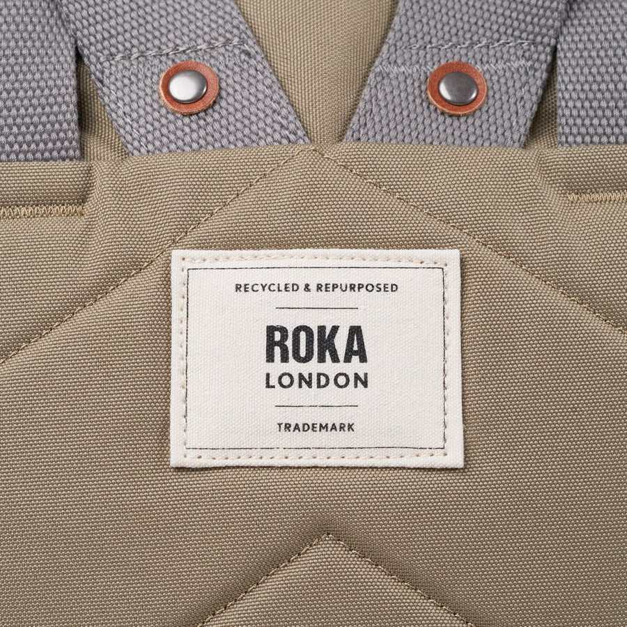 ROKA Finchley A Taupe Recycled Canvas