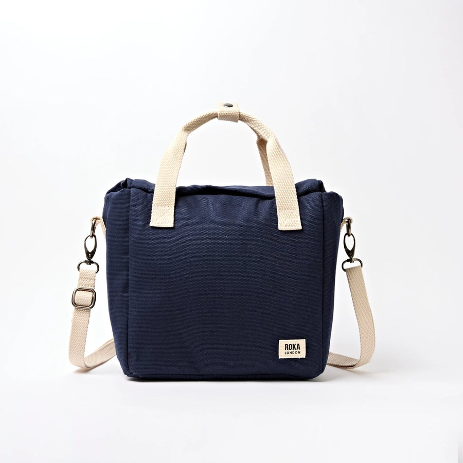 ROKA Hampstead Lunch Bag Midnight Cotton Canvas