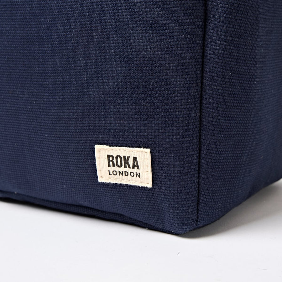 ROKA Hampstead Lunch Bag Midnight Cotton Canvas