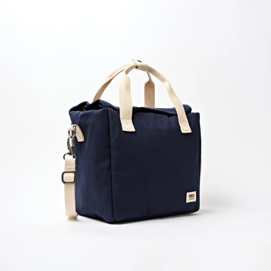 ROKA Hampstead Lunch Bag Midnight Cotton Canvas