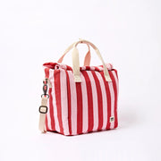 ROKA Hampstead Lunch Bag Strawberry Stripe Cotton Canvas