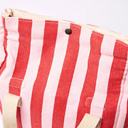 ROKA Hampstead Lunch Bag Strawberry Stripe Cotton Canvas