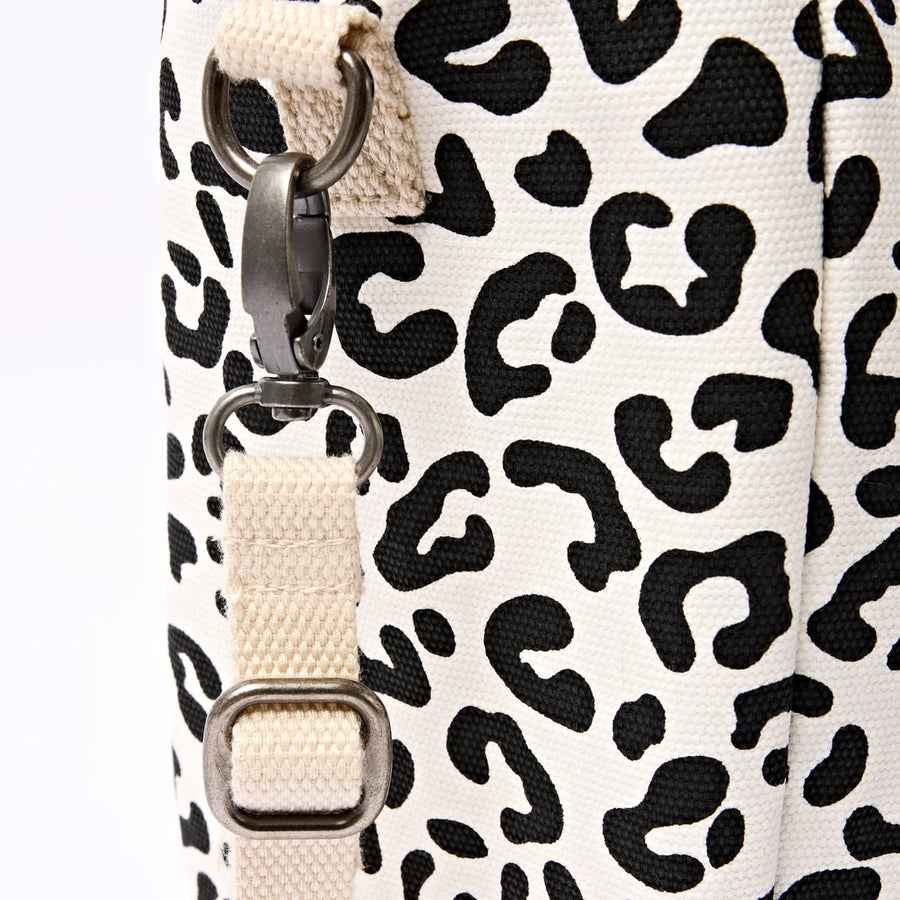 ROKA Hampstead Lunch Bag Summer Leopard Cotton Canvas