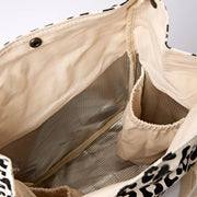 ROKA Hampstead Lunch Bag Summer Leopard Cotton Canvas