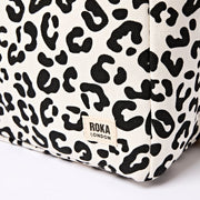 ROKA Hampstead Lunch Bag Summer Leopard Cotton Canvas