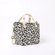 ROKA Hampstead Lunch Bag Summer Leopard Cotton Canvas