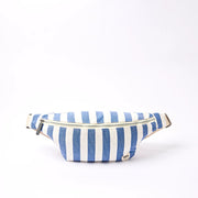 ROKA Mill Hill Crossbody Bag Denim Stripe Cotton Canvas