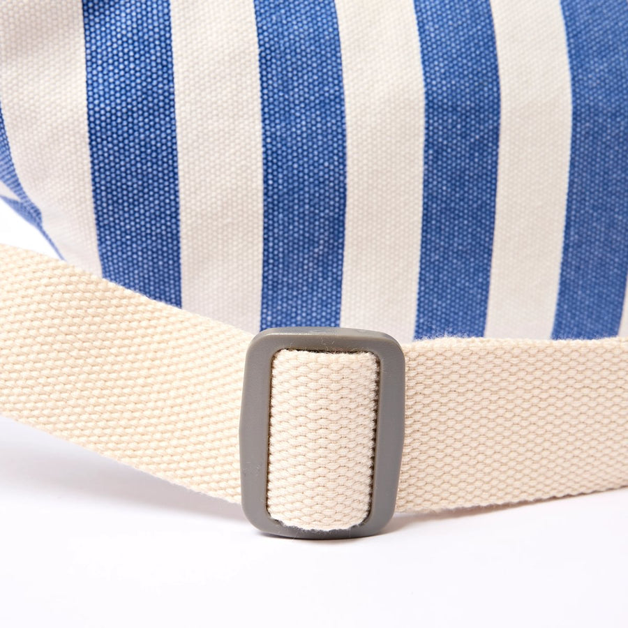 ROKA Mill Hill Crossbody Bag Denim Stripe Cotton Canvas