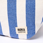 ROKA Mill Hill Crossbody Bag Denim Stripe Cotton Canvas