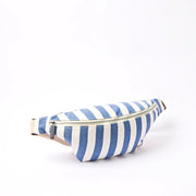 ROKA Mill Hill Crossbody Bag Denim Stripe Cotton Canvas