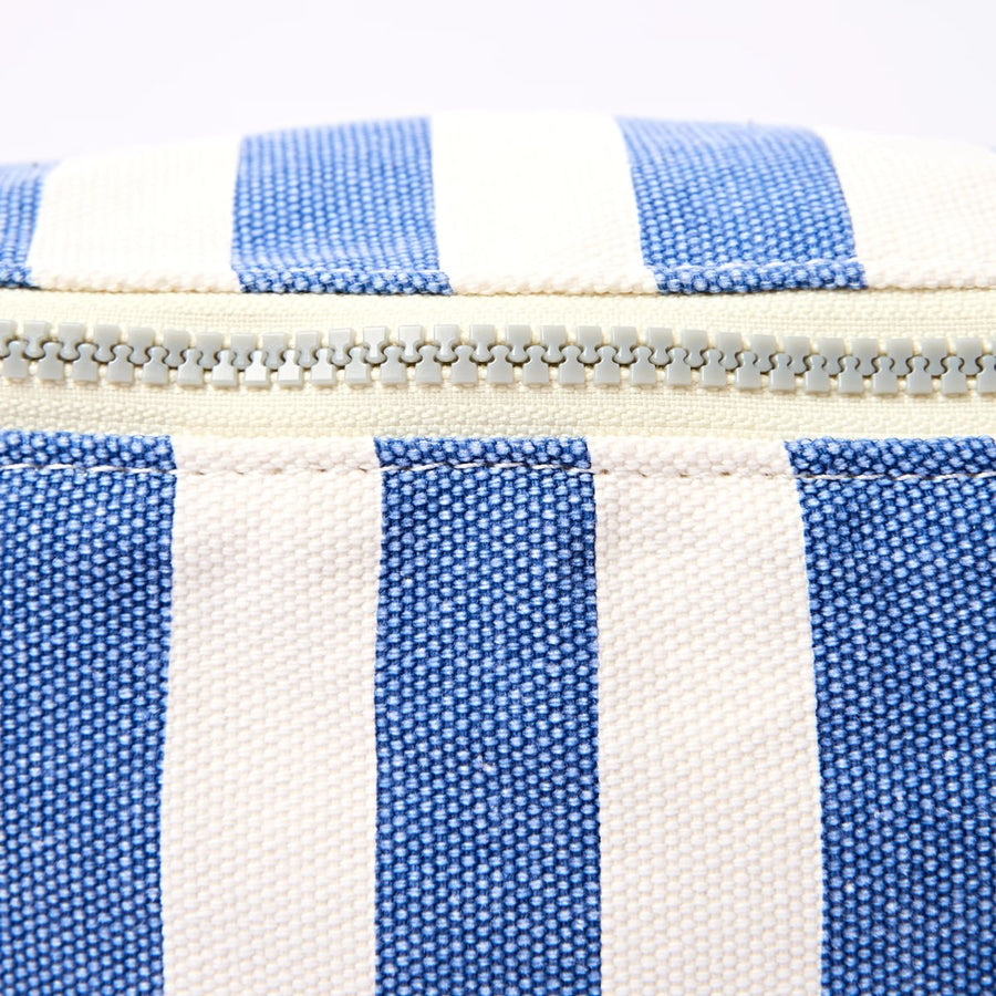 ROKA Mill Hill Crossbody Bag Denim Stripe Cotton Canvas