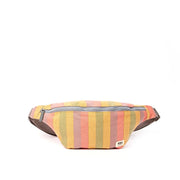 Roka Mill Hill Crossbody Bag Faded Multi Stripe Cotton Canvas
