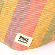 Roka Mill Hill Crossbody Bag Faded Multi Stripe Cotton Canvas