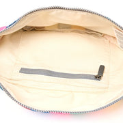 Roka Mill Hill Crossbody Bag Wide Multi Stripe Cotton Canvas