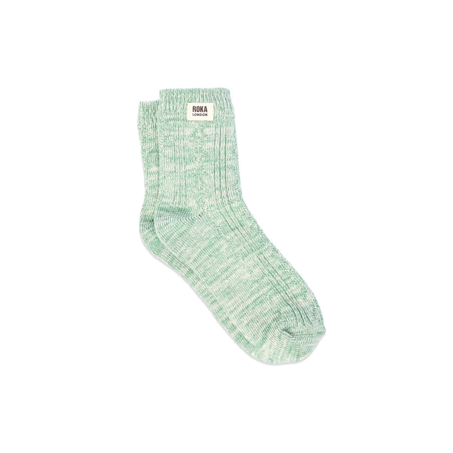 ROKA Wallace Crew Socks Matcha